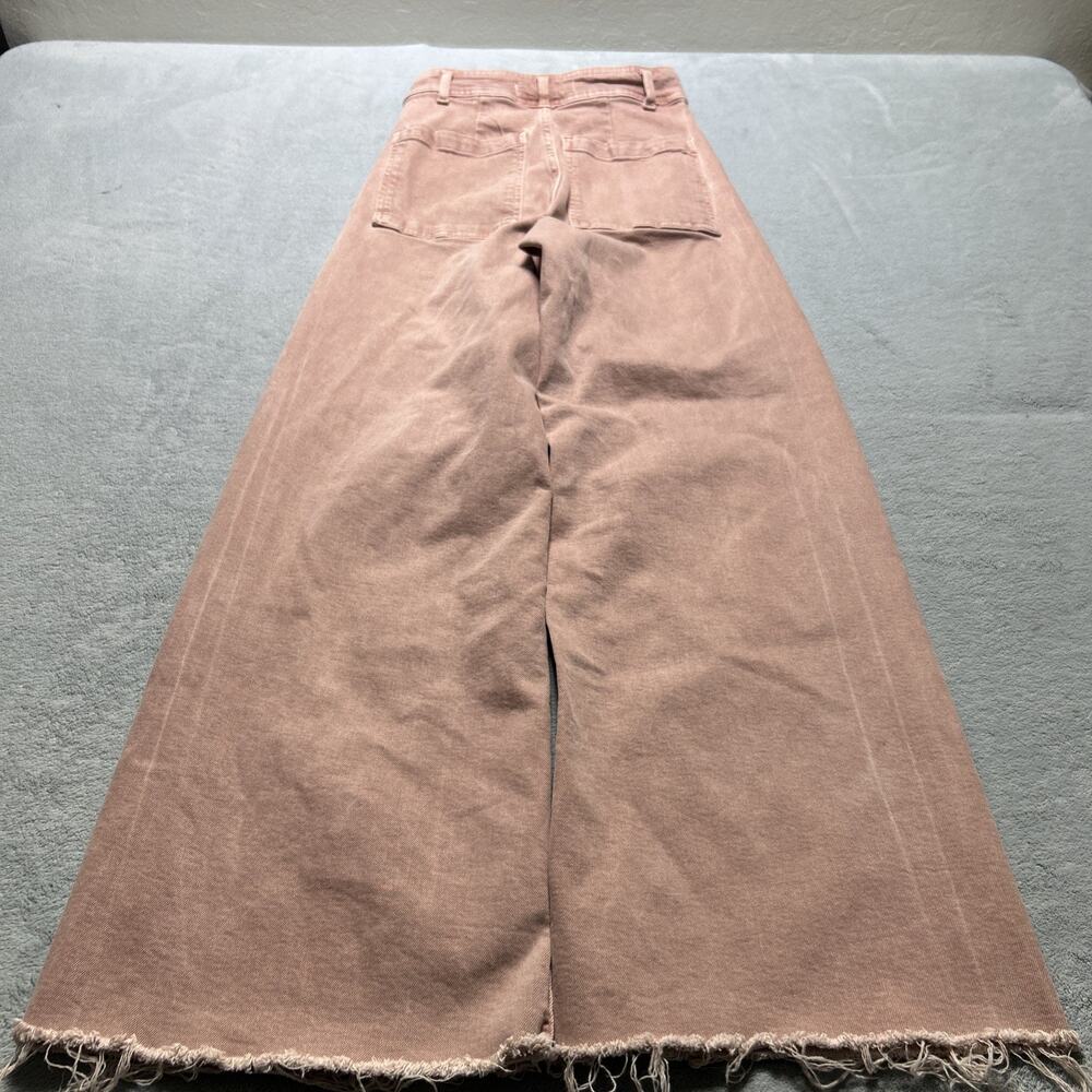 Y2K 2000s Beyond Baggy Jeans Womens 0 24x28 Raw Hem Hamilton Baggie Loose Wide